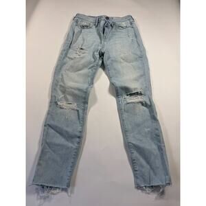 Treasure & Bond High Rise Loose Skinny Ankle Jeans Women’s Size 28 Light Wash